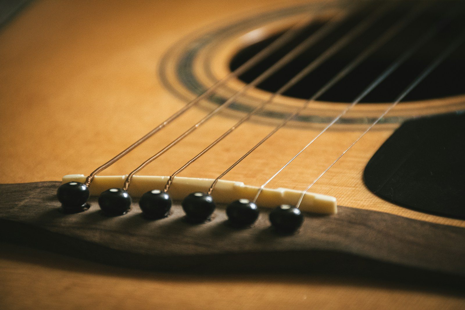 Stock photo: Strings, wood and warm light